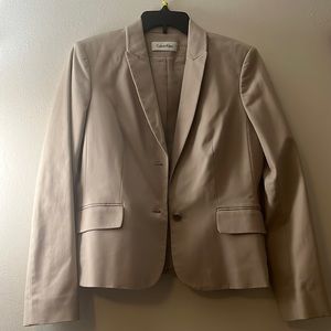 Calvin Klein Woman’s blazer color beige size 10